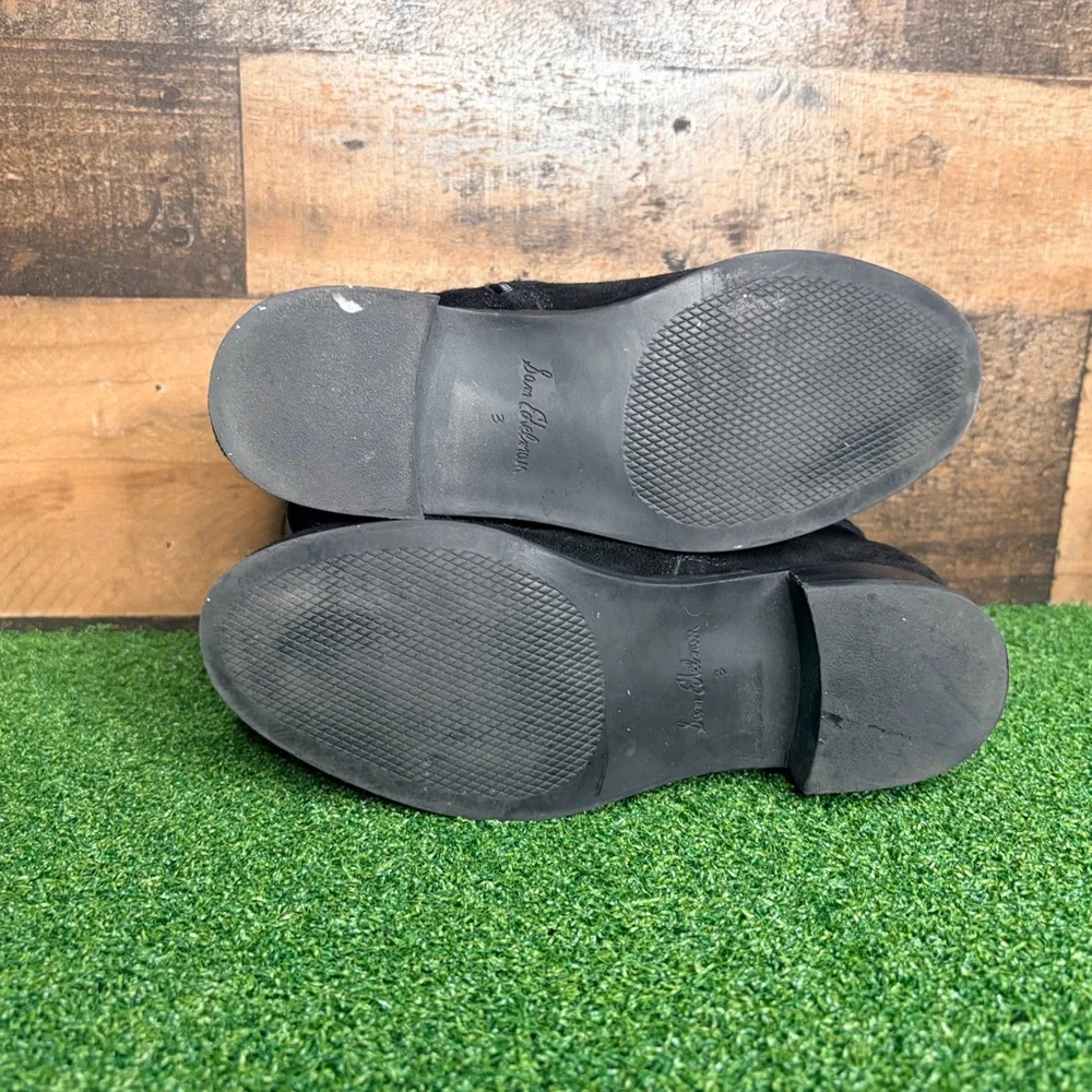 Sam Edelman Black Suede‎ Blair Boots Girls Size 3